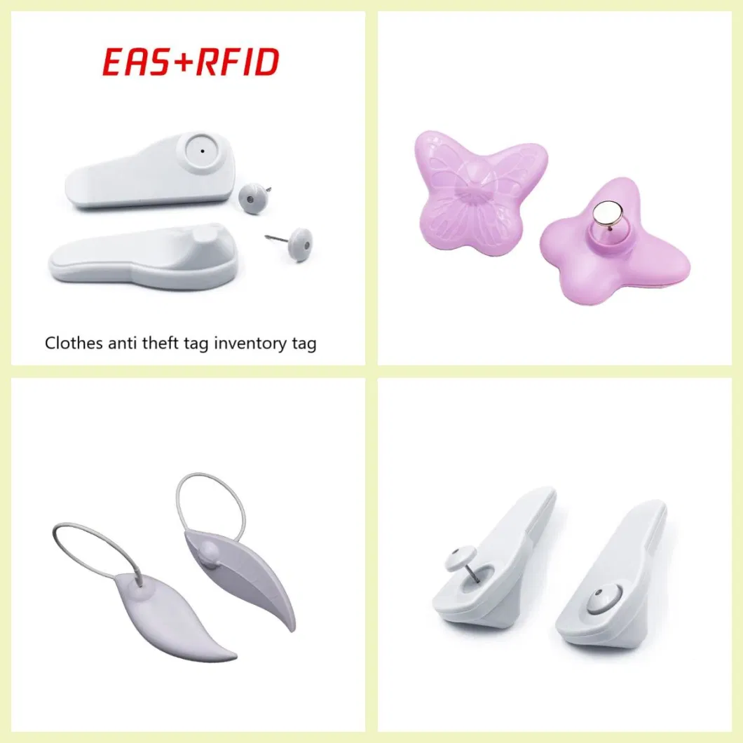 RF+UHF/Am+UHF Dual Band Smart Security RFID Tag Applied to Clothing Tracking in Retail Store