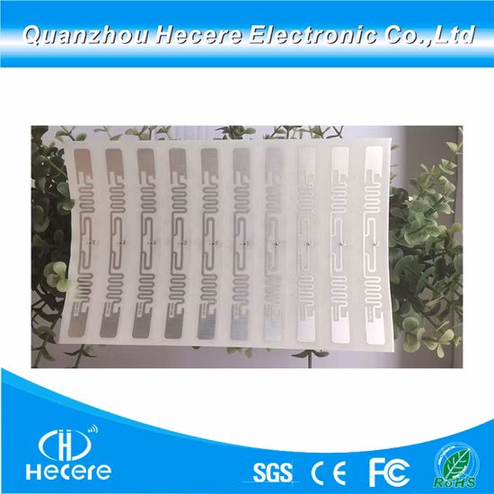 RFID 紙粘着タグ UHF ドライ/RFID ウェット インレー UHF Chiip ラベル