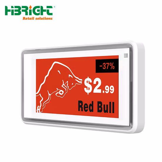 ワイヤレス LCD E Ink デジタル棚ディスプレイ値札